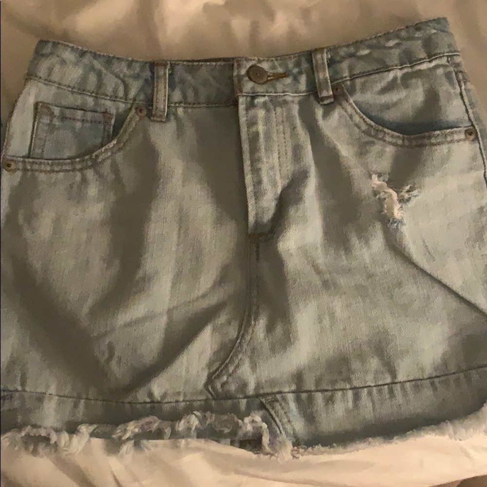Jean skirt